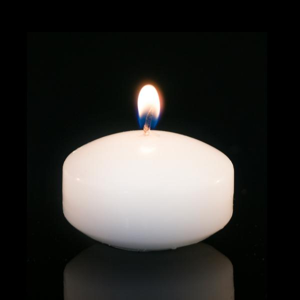 Candles | Unscented Floating Candles – 48 Pieces – 2" – White Candles & Candle Holders Candles