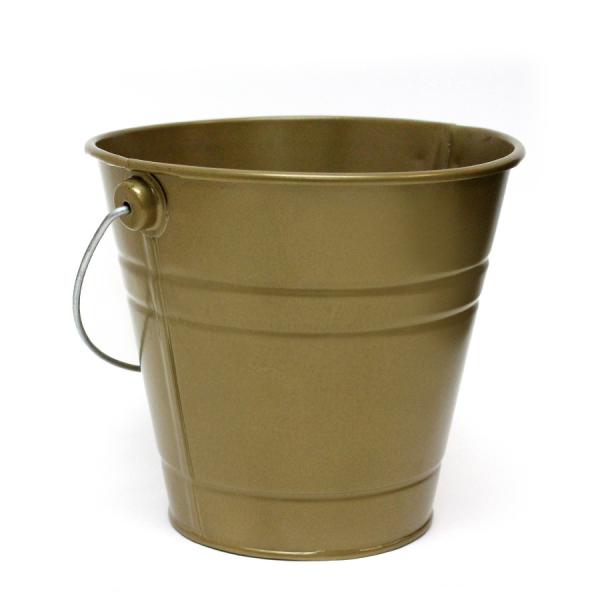 Containers & Pots | Metal Pail Bucket 5½ "- Gold – 12 Pieces Containers & Pots Containers & Pots