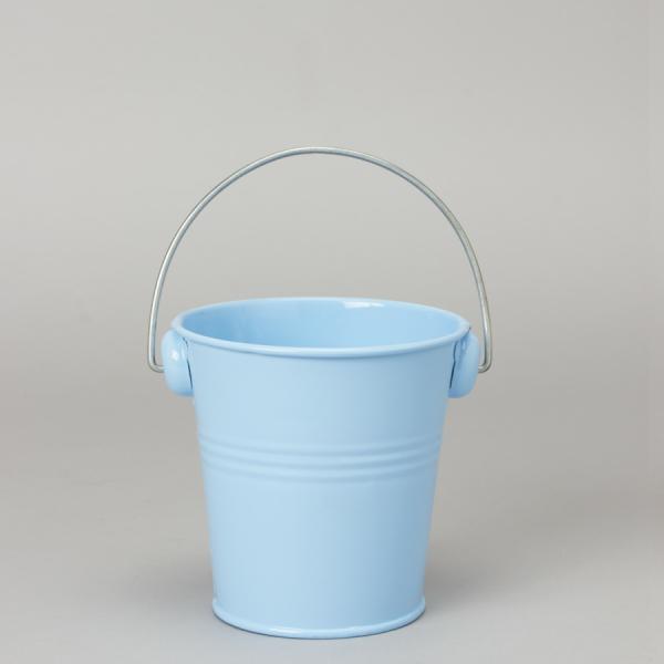 Containers & Pots | "Metal Pail Bucket 4¼"" – 24 Pieces – Blue Containers & Pots Containers & Pots