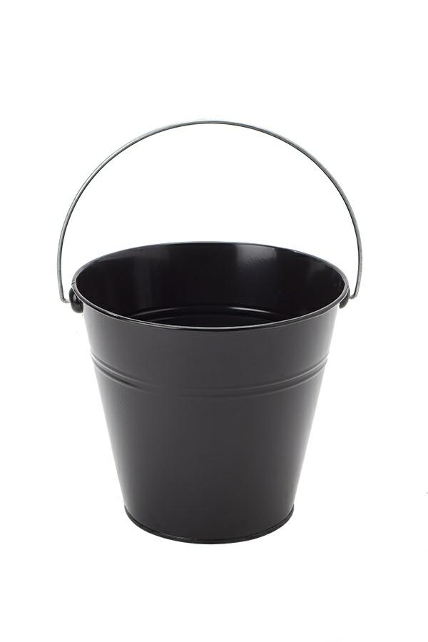 Containers & Pots | Tin Metal Pail Bucket – 6 Pieces – Black Containers & Pots Containers & Pots