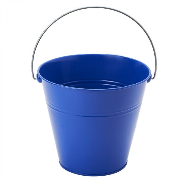 Containers & Pots | Tin Metal Pail Bucket – 6 Pieces – Royal Blue Containers & Pots Containers & Pots