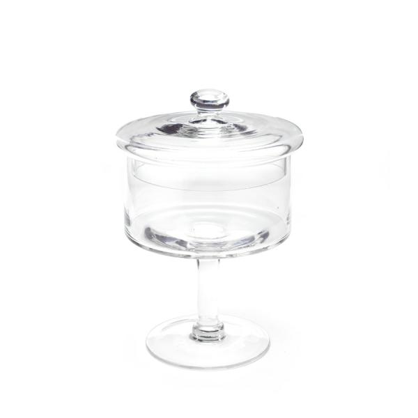 Glassware | Stemmed Glass Candy Jar – 10" Glassware Glassware