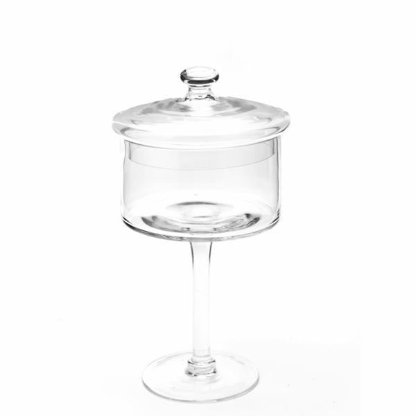 Glassware | Stemmed Glass Candy Jar – 12" Glassware Glassware