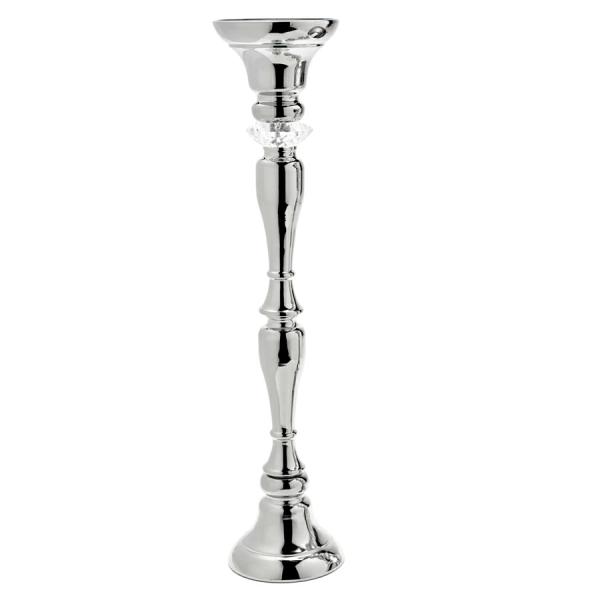 Metal Centerpieces | Aluminum Centerpiece 27¾" – Silver Metal Centerpieces Metal Centerpieces