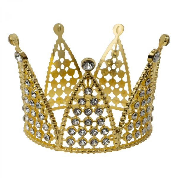 Other Table Centerpieces | Metal Royal Crown With Rhinestones – Gold Other Table Centerpieces Other Table Centerpieces