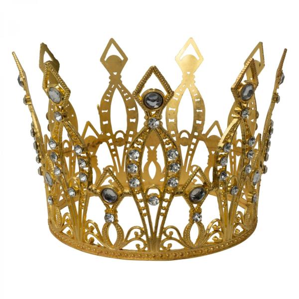 Other Table Centerpieces | Metal Royal Crown With Rhinestones – Gold Other Table Centerpieces Other Table Centerpieces