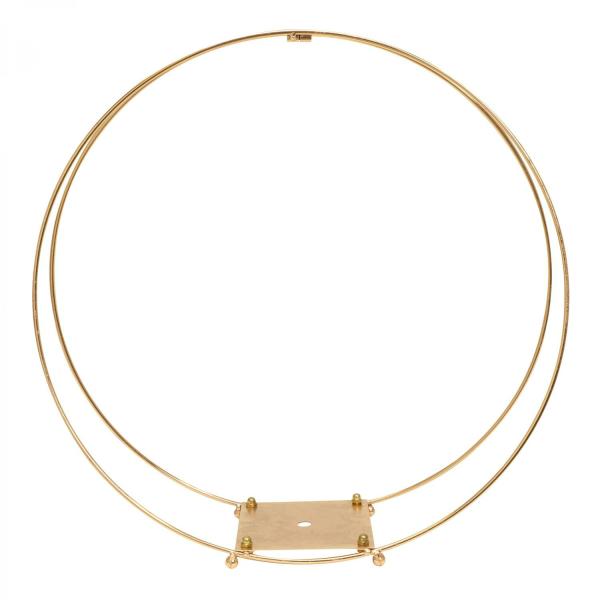 Other Table Centerpieces | Metal Twin Hoop Centerpiece 18" – Gold Other Table Centerpieces Other Table Centerpieces