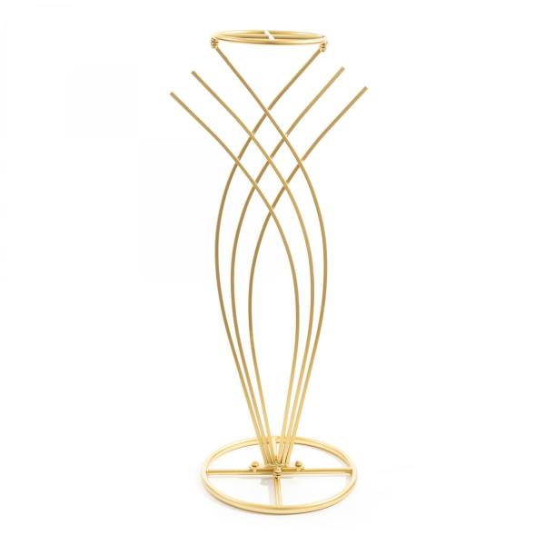 Other Table Centerpieces | Modern Fan Floral Stand 36" – Gold Other Table Centerpieces Other Table Centerpieces