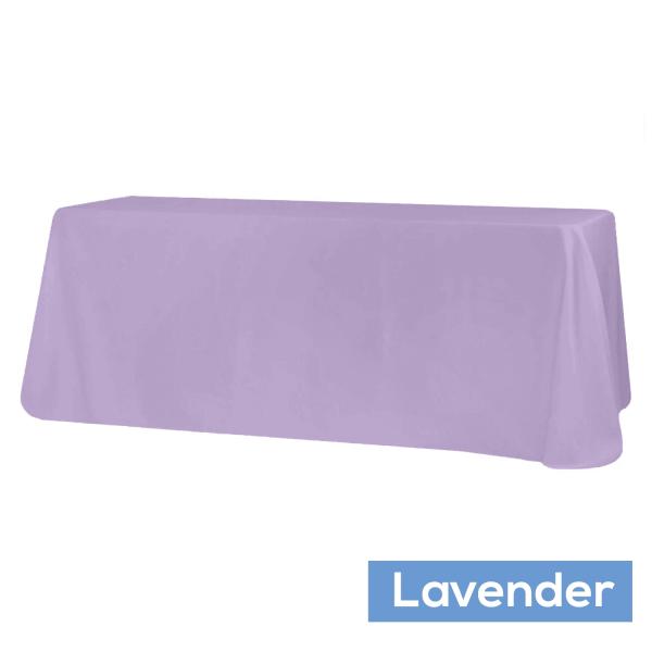 Polyester Tablecloths | 90" X 132" Rectangular Oblong 200 Gsm Polyester Tablecloth – Lavender Polyester Tablecloths Polyester Tablecloths