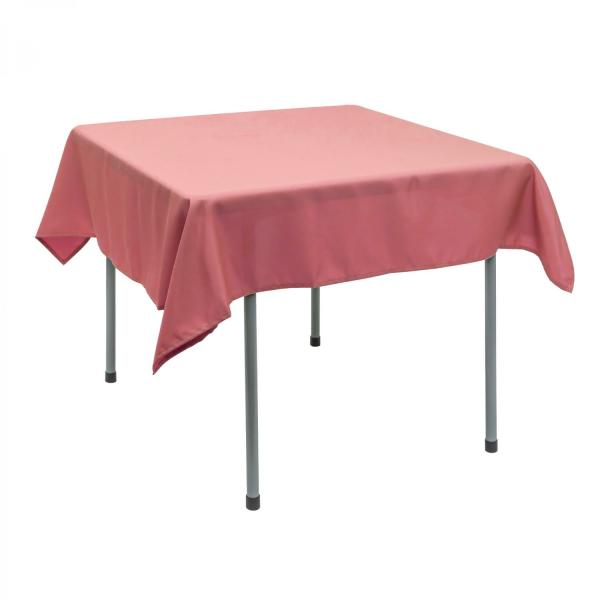 Polyester Tablecloths | Polyester Square Table Cover 54" – Coral Polyester Tablecloths Polyester Tablecloths