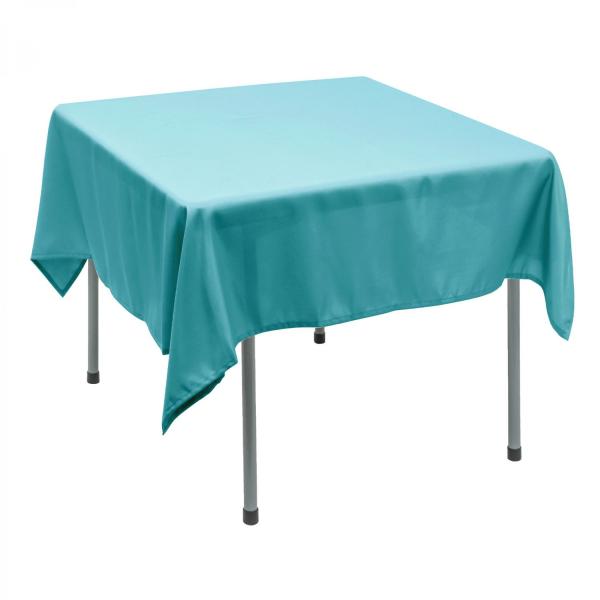 Polyester Tablecloths | Polyester Square Table Cover 70" – Blue Polyester Tablecloths Polyester Tablecloths