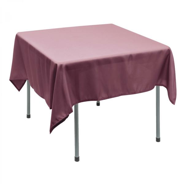 Polyester Tablecloths | Polyester Square Table Cover 70" – Mauve Polyester Tablecloths Polyester Tablecloths