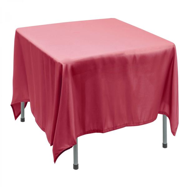 Polyester Tablecloths | Polyester Square Table Cover 90" – Coral Polyester Tablecloths Polyester Tablecloths