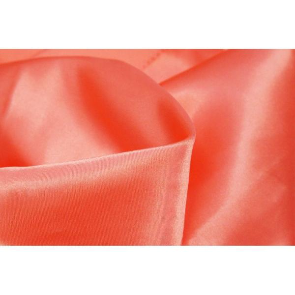 Satin Tablecloths | Sleek Satin Tablecloths 54" Square – Coral Satin Tablecloths Satin Tablecloths