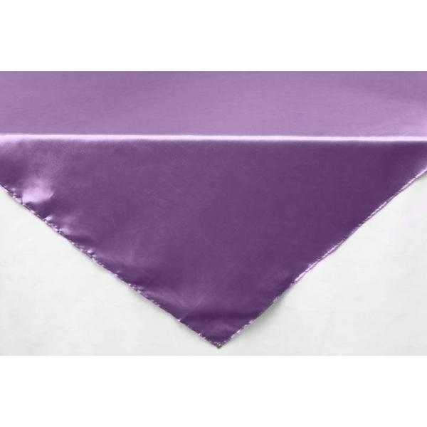 Satin Tablecloths | Sleek Satin Tablecloths 54" Square – Victorian Lilac/Wisteria Satin Tablecloths Satin Tablecloths