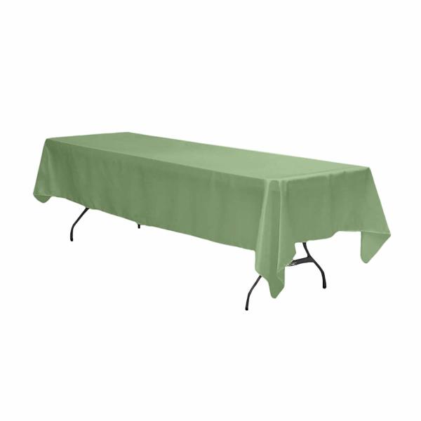 Satin Tablecloths | Sleek Satin Tablecloths 60"X120" Rectangular – Mint Green Satin Tablecloths Satin Tablecloths