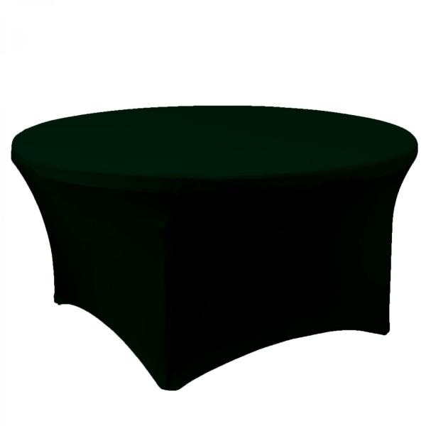 Spandex & Lycra | Spandex Round Table Cover 72" – Forest Green Spandex & Lycra Spandex & Lycra