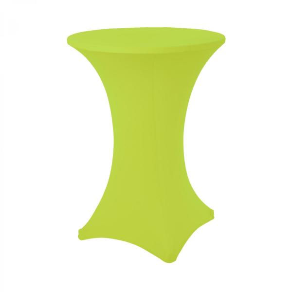 Spandex & Lycra | Spandex Cocktail Table Cover – Lime Green Spandex & Lycra Spandex & Lycra