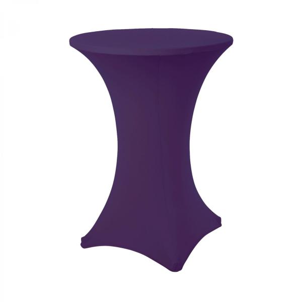 Spandex & Lycra | Spandex Cocktail Table Cover – Purple Spandex & Lycra Spandex & Lycra