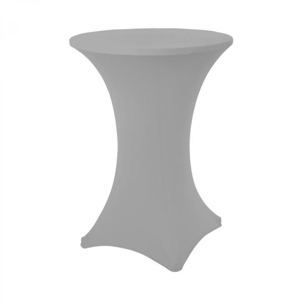 Spandex & Lycra | Spandex Cocktail Table Cover – Silver Spandex & Lycra Spandex & Lycra