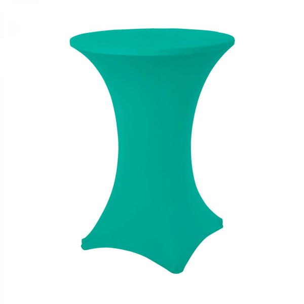 Spandex & Lycra | Spandex Cocktail Table Cover – Turquoise Spandex & Lycra Spandex & Lycra