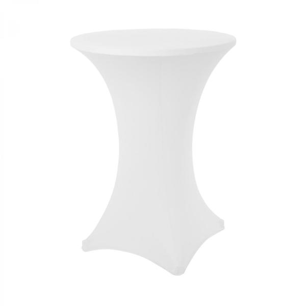 Spandex & Lycra | Spandex Cocktail Table Cover – White Spandex & Lycra Spandex & Lycra