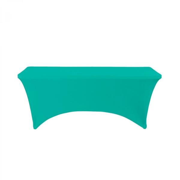 Spandex & Lycra | Spandex Rectangle Table Covers 8Ft – Turquoise Spandex & Lycra Spandex & Lycra