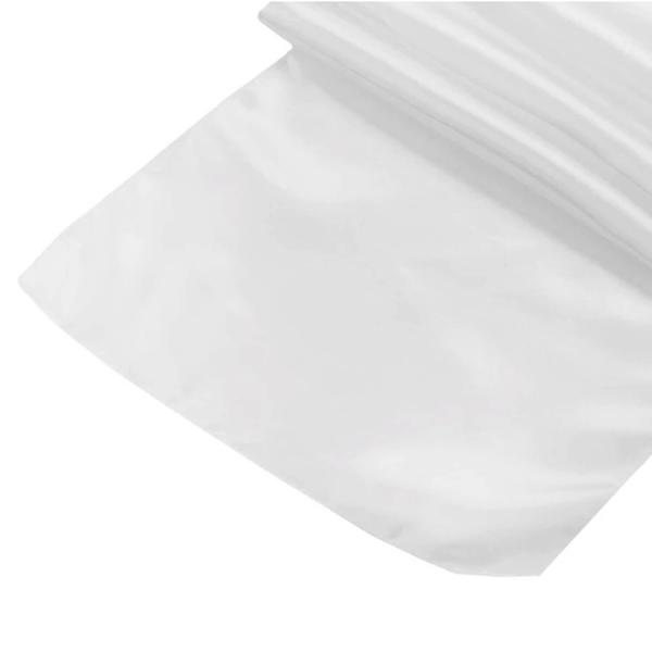 Table Runners | Sleek Satin Runner 14" X 108" – White Table Linens & Table Skirts Table Runners