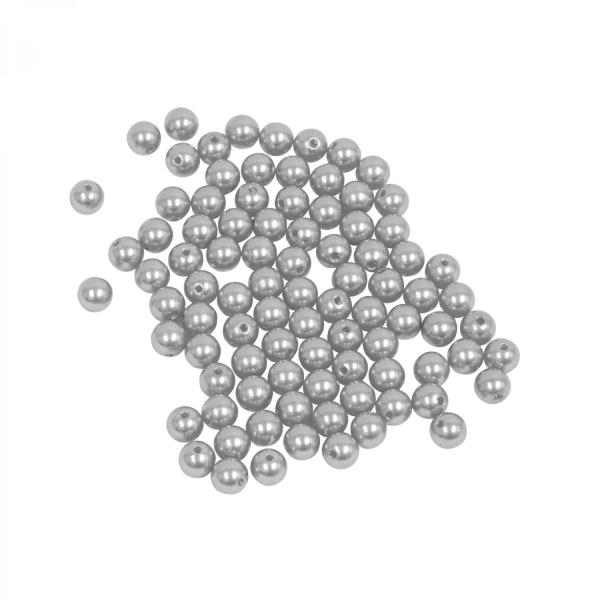 Vase Fillers | 10Mm Craft Pearl Beads With Hole 454G/Bag – Silver Tabletop Decor & Centerpieces Vase Fillers