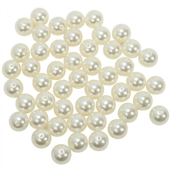 Vase Fillers | 20Mm Craft Pearl Beads With Hole 454G/Bag – Ivory Tabletop Decor & Centerpieces Vase Fillers