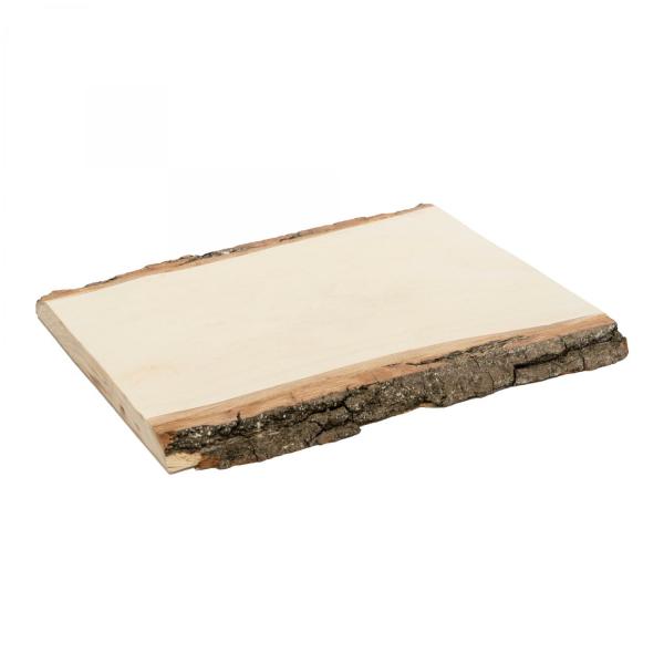 Wood | Rectangular Poplar Natural Wood Slices 13" X 11" Tabletop Decor & Centerpieces Wood