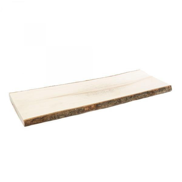 Wood | Rectangular Poplar Natural Wood Slices 23" X 8" Tabletop Decor & Centerpieces Wood