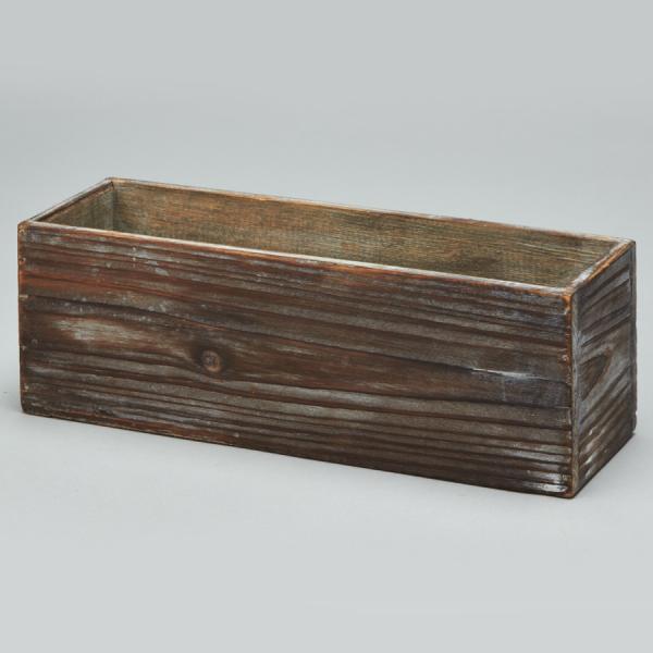 Wood | Wood Box – Brown – 11¾" Tabletop Decor & Centerpieces Wood