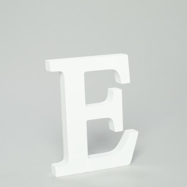 Wood | Wood Letter – E  – 5"- 24 Pieces Tabletop Decor & Centerpieces Wood