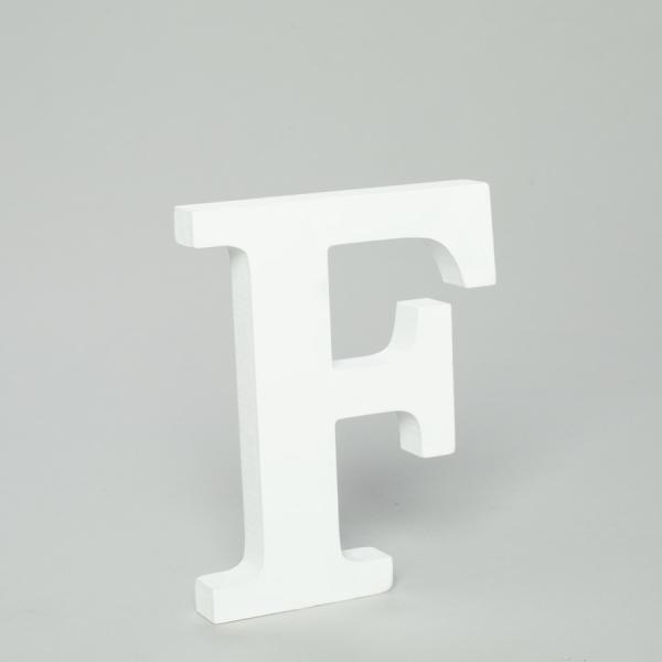 Wood | Wood Letter – F  – 5"- 24 Pieces Tabletop Decor & Centerpieces Wood