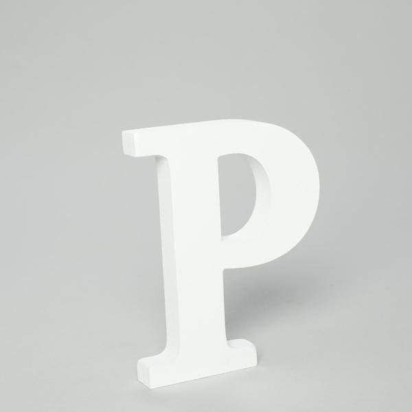 Wood | Wood Letter – P – 5"- 24 Pieces Tabletop Decor & Centerpieces Wood