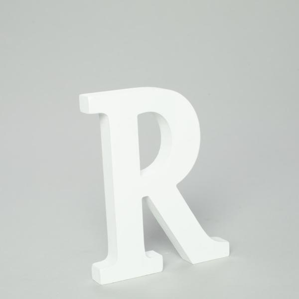 Wood | Wood Letter – R  – 5"- 24 Pieces Tabletop Decor & Centerpieces Wood