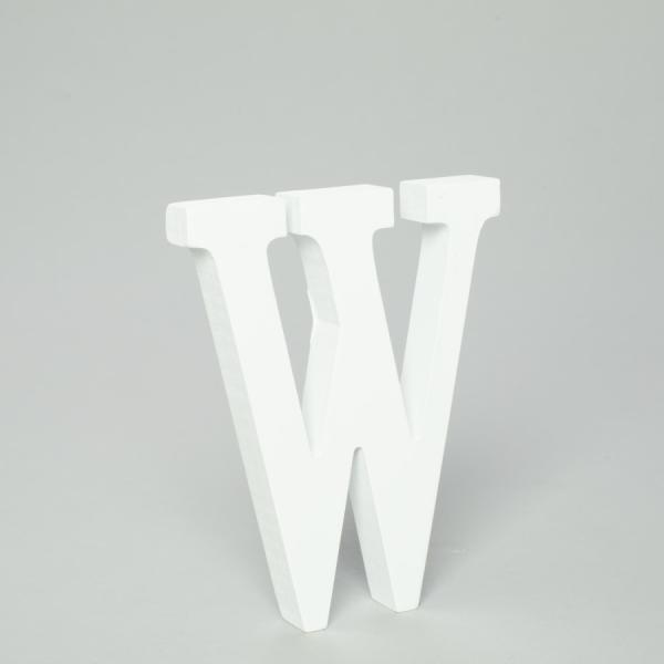 Wood | Wood Letter – W  – 5"- 24 Pieces Tabletop Decor & Centerpieces Wood