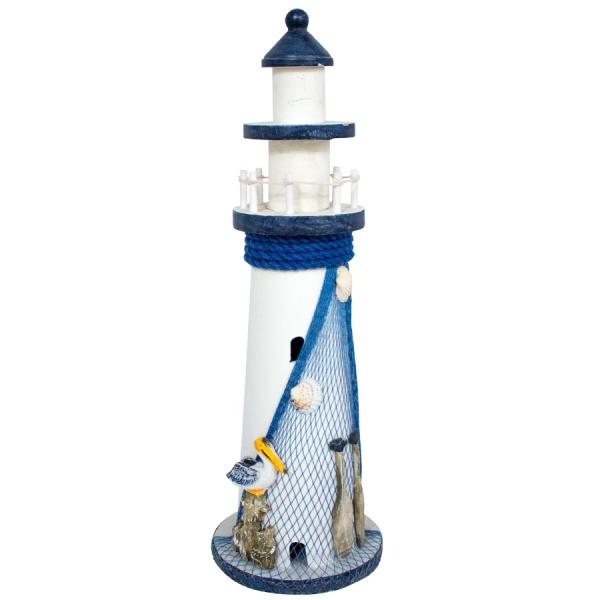 Wood | Wooden Lighthouse Tabletop Decor & Centerpieces Wood