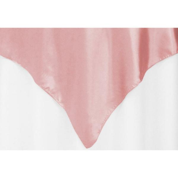 Satin Tablecloths | Sleek Satin Tablecloths 54" Square – Dusty Rose/Mauve Satin Tablecloths Satin Tablecloths