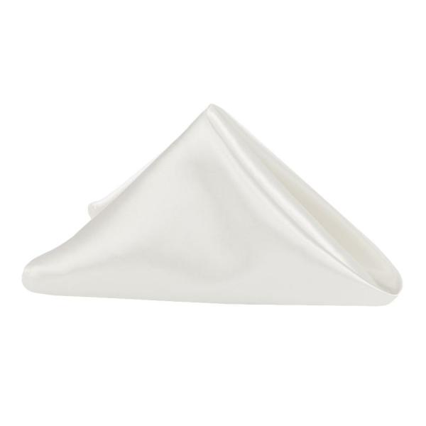 Napkins | Sleek Satin Napkin 20"X20" – Ivory Napkins Napkins