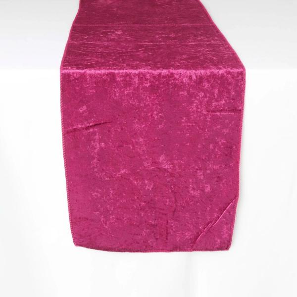 Table Runners | Velvet Table Runner – Magenta Table Linens & Table Skirts Table Runners