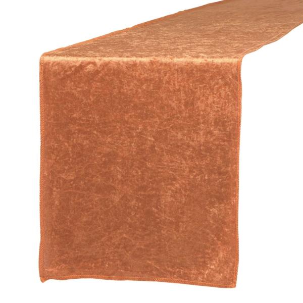 Table Runners | Velvet Table Runner – Terracotta Table Linens & Table Skirts Table Runners