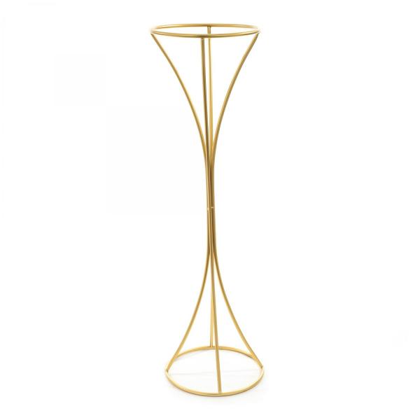 Other Table Centerpieces | Geometic Floral Riser 40" – Gold Other Table Centerpieces Other Table Centerpieces