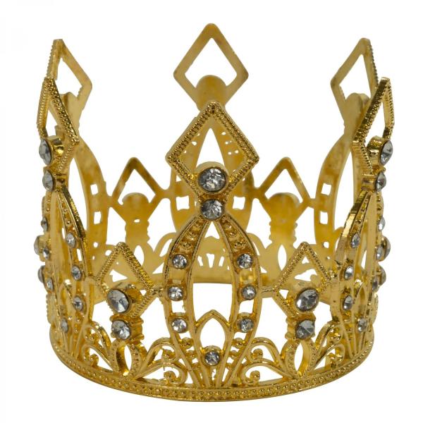 Other Table Centerpieces | Metal Royal Crown With Rhinestones – Gold Other Table Centerpieces Other Table Centerpieces