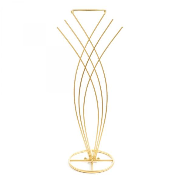 Other Table Centerpieces | Modern Fan Floral Stand 42" – Gold Other Table Centerpieces Other Table Centerpieces